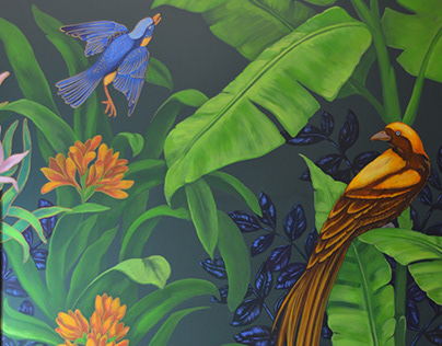 Project thumbnail - Jungle mural