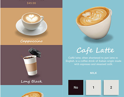 Cafe mobile app development