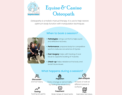 Poster - Equine and Canine Osteopath