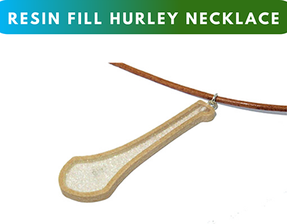 Hurling Necklace with Resin Fill