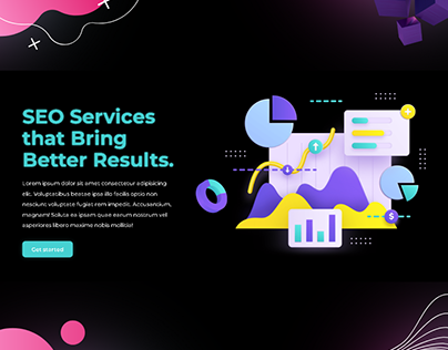 Part-1 of Hero Section of SEO Services Website