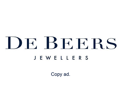De Beers - Copy ad
