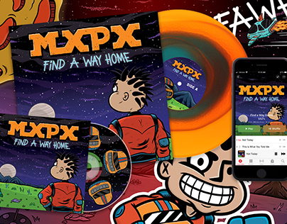 MxPx - Find A Way Home, Album Design