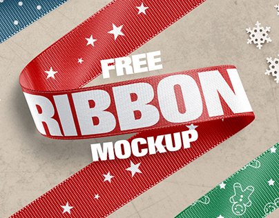 Free Ribbon Mockup