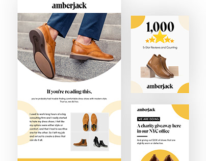 Amberjack | Story Email template | Newsletters | SMS