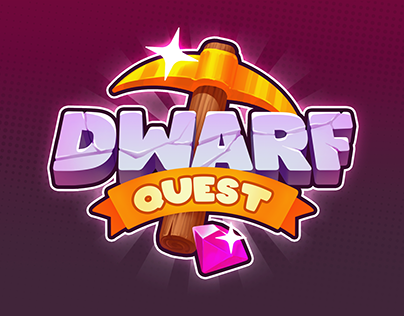 Dwarf Quest hybrid casual game UI