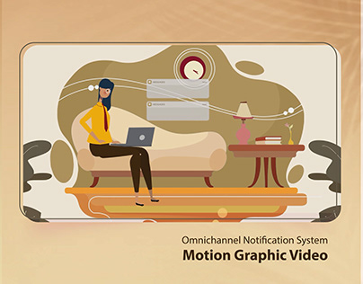 Omnichannel Notification System Motion Graphics video