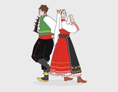 Bulgarian Traditional Dancers