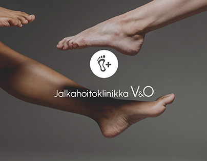 Business card design for Jalkahoitoklinikka V&O
