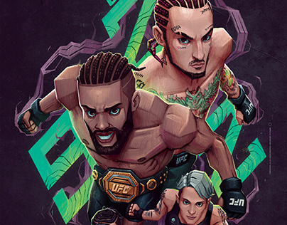 UFC 292 Poster Illustration - Artist Series