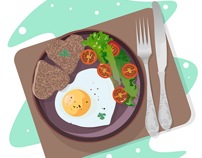 Food illustration/Breakfast