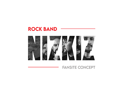 Rock Band Website (Concept)