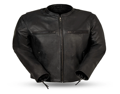 Indy Black Biker Leather Jacket