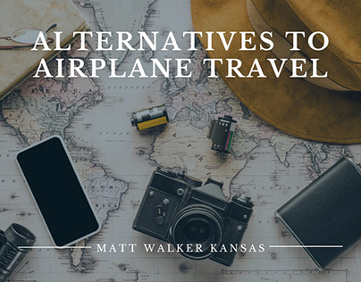 Alternatives to Airplane Travel Infographic