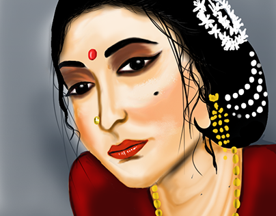 Illustration of Hindu women