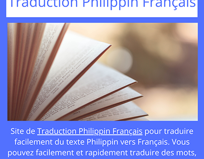 Traduction Philippin Français