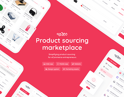 Eewoo. Sourcing products marketplace. SaaS web app
