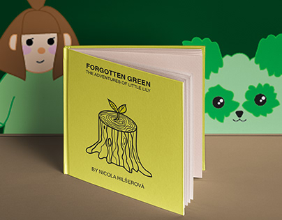 Forgotten Green- Leporelo book design