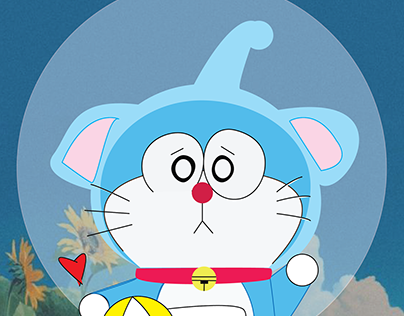 Tugas Illustrator : Desain Karakter Doraemon