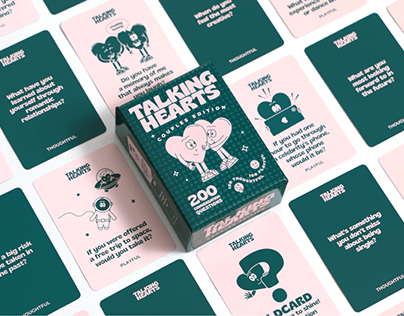 Card Game Design - Talking Hearts Couples Edition