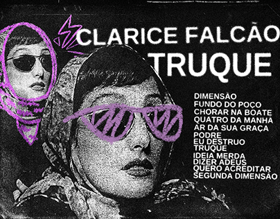 ENCARTE ÀLBUM VISUAL 'TRUQUE' - CLARICE FALCÃO