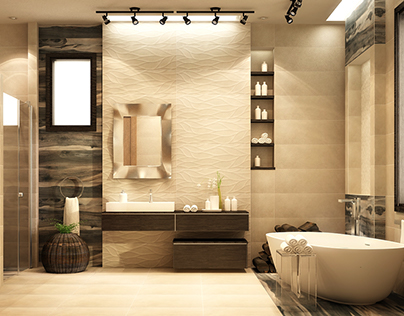 #Interior_Design_Modern Bathrooms