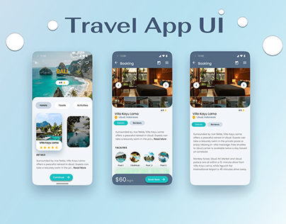Travel Aap UI Sample