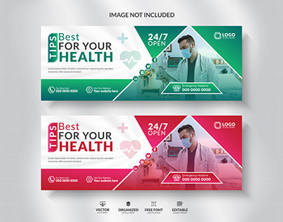 Medical Healthcare Services FB Cover Design
