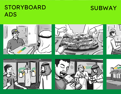 SUBWAY I Advertisement Storyboards