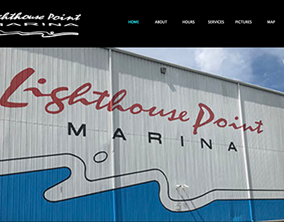 Lighthouse Point marina website design