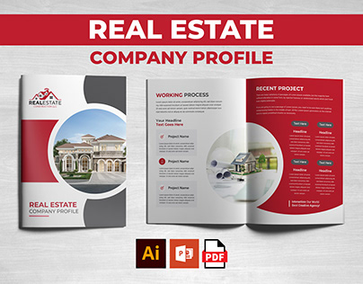 Real Estate Construction Brochure design FREE Template
