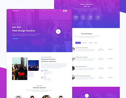 Event & Conference Template - Techwind