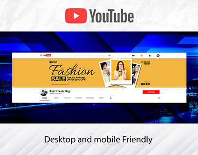 youtube channel banner template design free dawnload