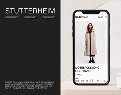 STUTTERHEIM | E-commerce Redesign