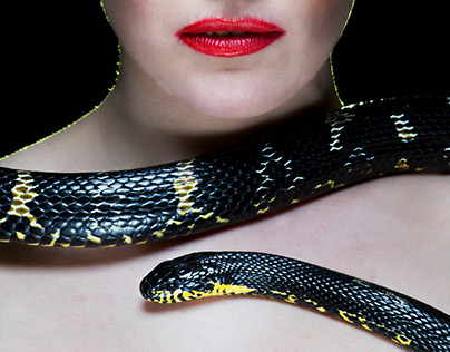 Beauty with snake