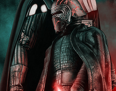 Kylo Ren Darth Vader poster