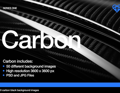 50 Black & White Carbon Textures