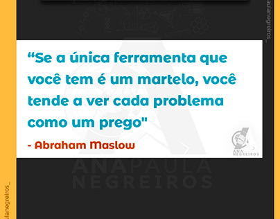 Post Criativo | Abraham Maslow