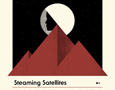 Steaming Satelllites Tour 2016 Screenprint