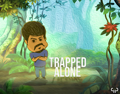 Trapped Alone - Looped Animated short