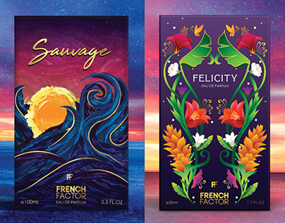French Factor - Perfume Packaging Design