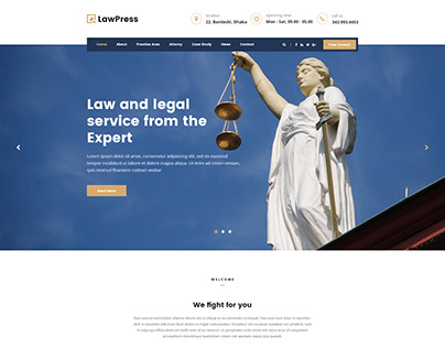 LawPress - Law, Lawyer, Attorny and Law Agency Template