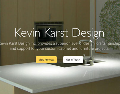 Kevin Karst Design website