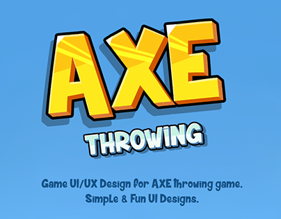 Flat Game UI - Axe Throwing