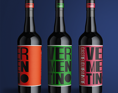Vermentino of Casteldurante Wine label