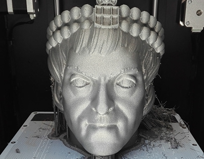 Stampa 3D Testa del Colosso di Barletta
