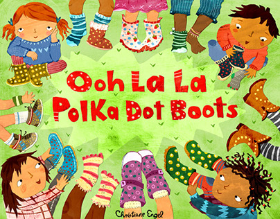 Ooh La La Polka Dot Boots