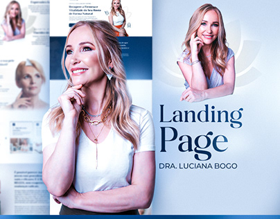Projektminiatyr - Landing page Médico, Dra Luciana Bogo - Dermatologista
