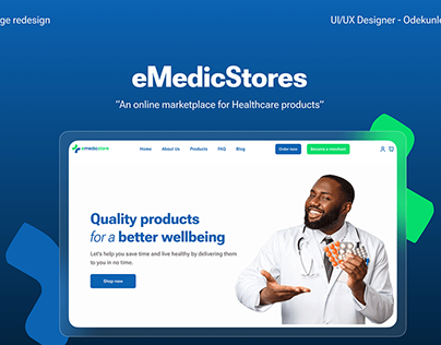 eMedic Stores Website Redesign