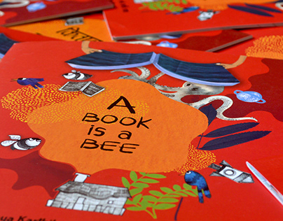 A Book is a Bee / Book Illustration